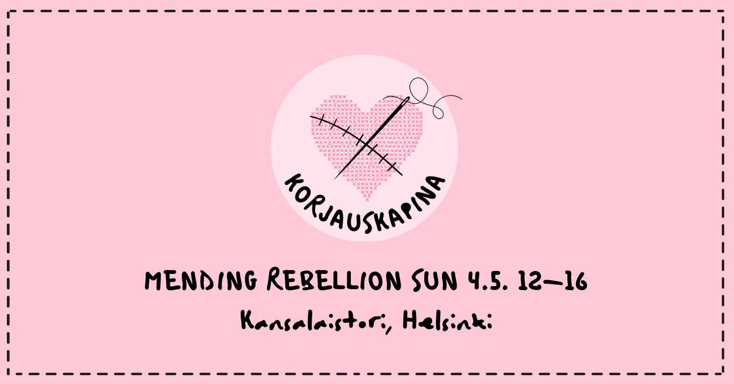 Mending rebellion 4.5. 12-16 Kansalaistori, Helsinki